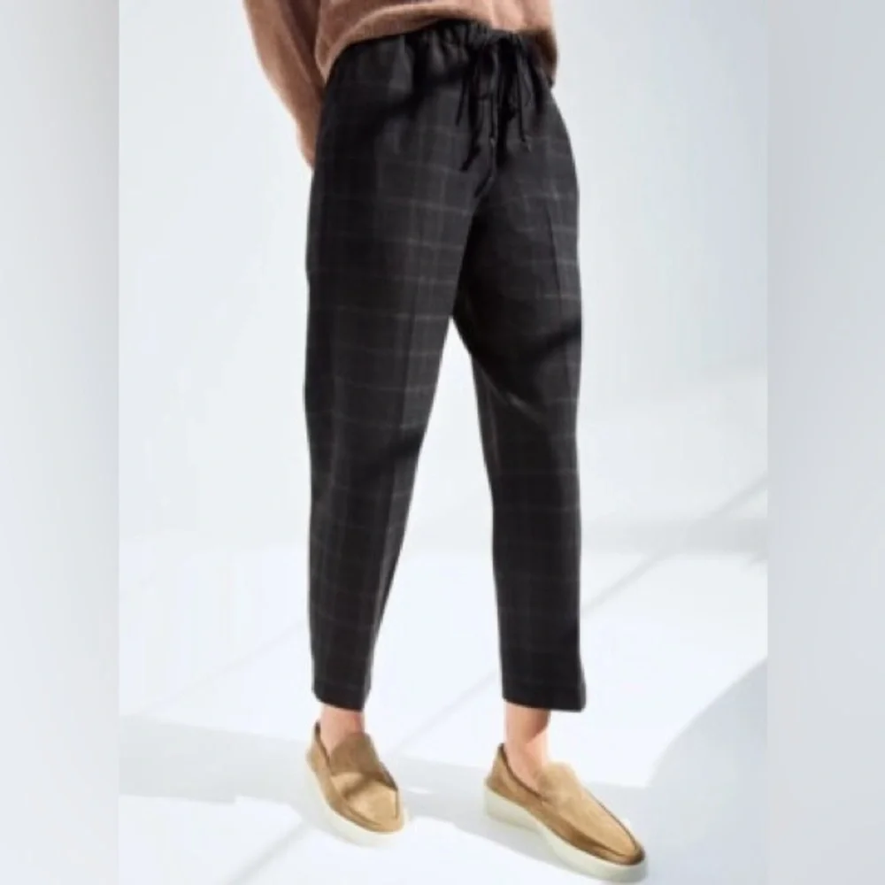 Babaton Grey Plaid Jimmy Pant - Picture 1 of 14